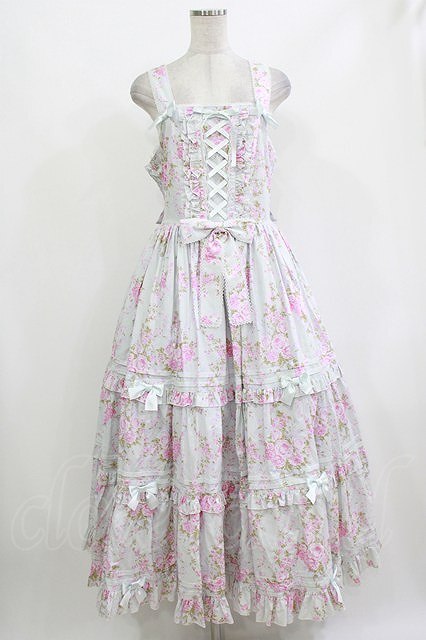 Preview of metamorphose / 【プラスサイズ】シャーロットティアードジャンパースカート 2 ミント H-26-09-27-1006-ME-OP-YZ-ZH