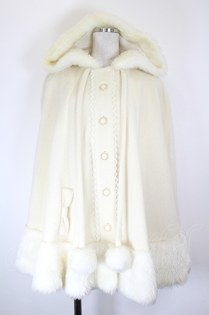 Preview of metamorphose / Cat＆Rabbitマント 生成り I-26-10-01-045-ME-JA-SA-ZI