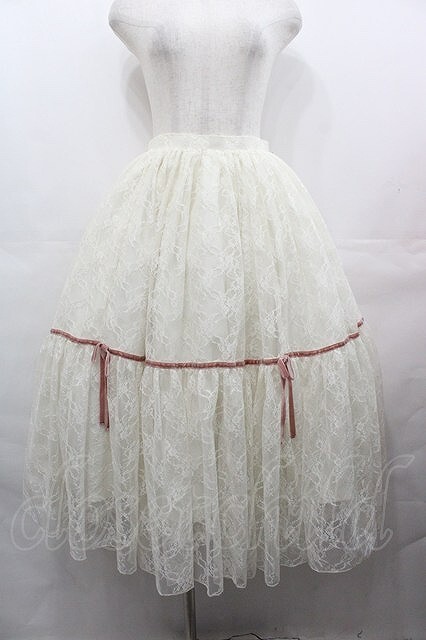 Preview of Angelic Pretty / Romantic Lacy Dollスカート Free アイボリー H-26-10-09-001-AP-SK-SA-ZH