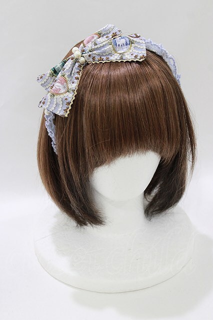 Preview of Angelic Pretty / Dreamy Jewelカチューシャ サックス H-26-10-08-062-AP-AC-IG-ZH