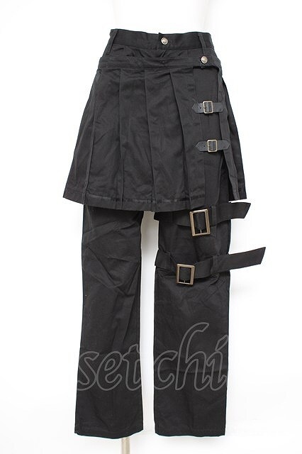 Preview of ALICE and the PIRATES / Porthosオーバースカート付きパンツ 黒 Y-26-10-14-110-PA-PA-SZ-ZY