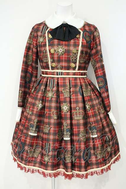 Preview of Angelic Pretty / Antique Crownワンピース アカ O-26-10-05-067-AP-OP-IG-OS
