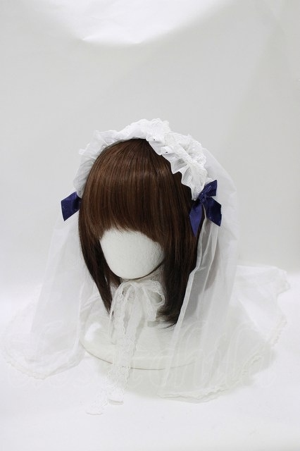 Preview of Angelic Pretty / Luminous Sanctuaryシスターベールヘッドレス シロ H-26-10-09-076-AP-AC-SZ-ZH