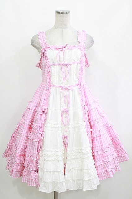 Preview of Angelic Pretty / Little Houseジャンパースカート Free ピンク H-26-10-12-1011-AP-OP-NS-ZH