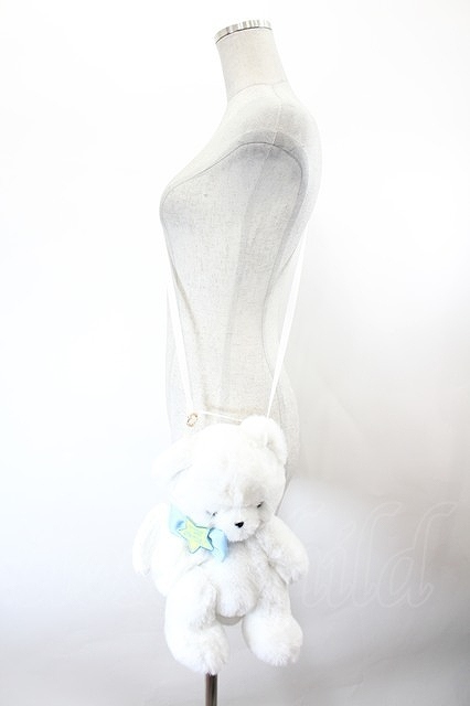 Preview of Angelic Pretty / Milkyベアーぬいぐるみポーチ 白 I-26-10-13-107-AP-BG-TE-ZI