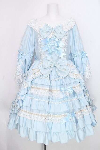 Preview of BABY,THE STARS SHINE BRIGHT / Twinkle Cinderellaワンピース サックス S-26-10-12-1044-BA-OP-HR-ZS