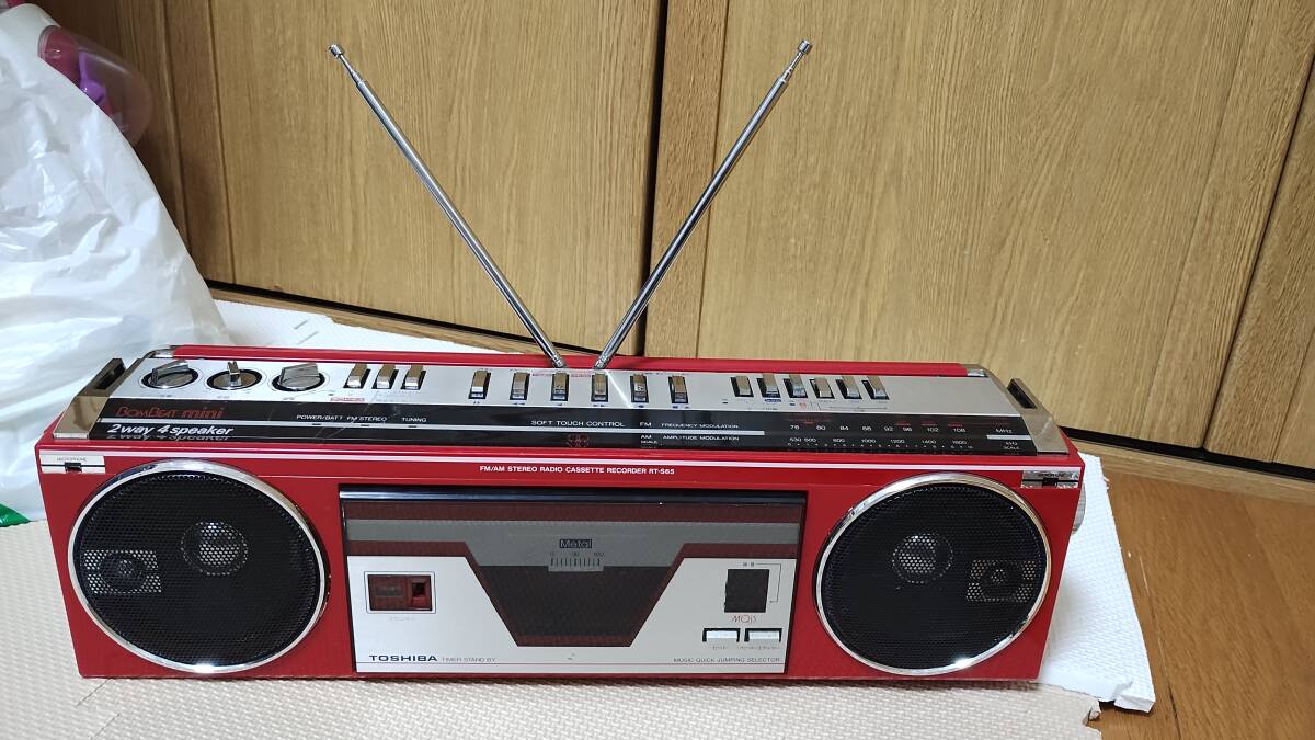 TOSHIBA 東芝 ラジカセ bombeat