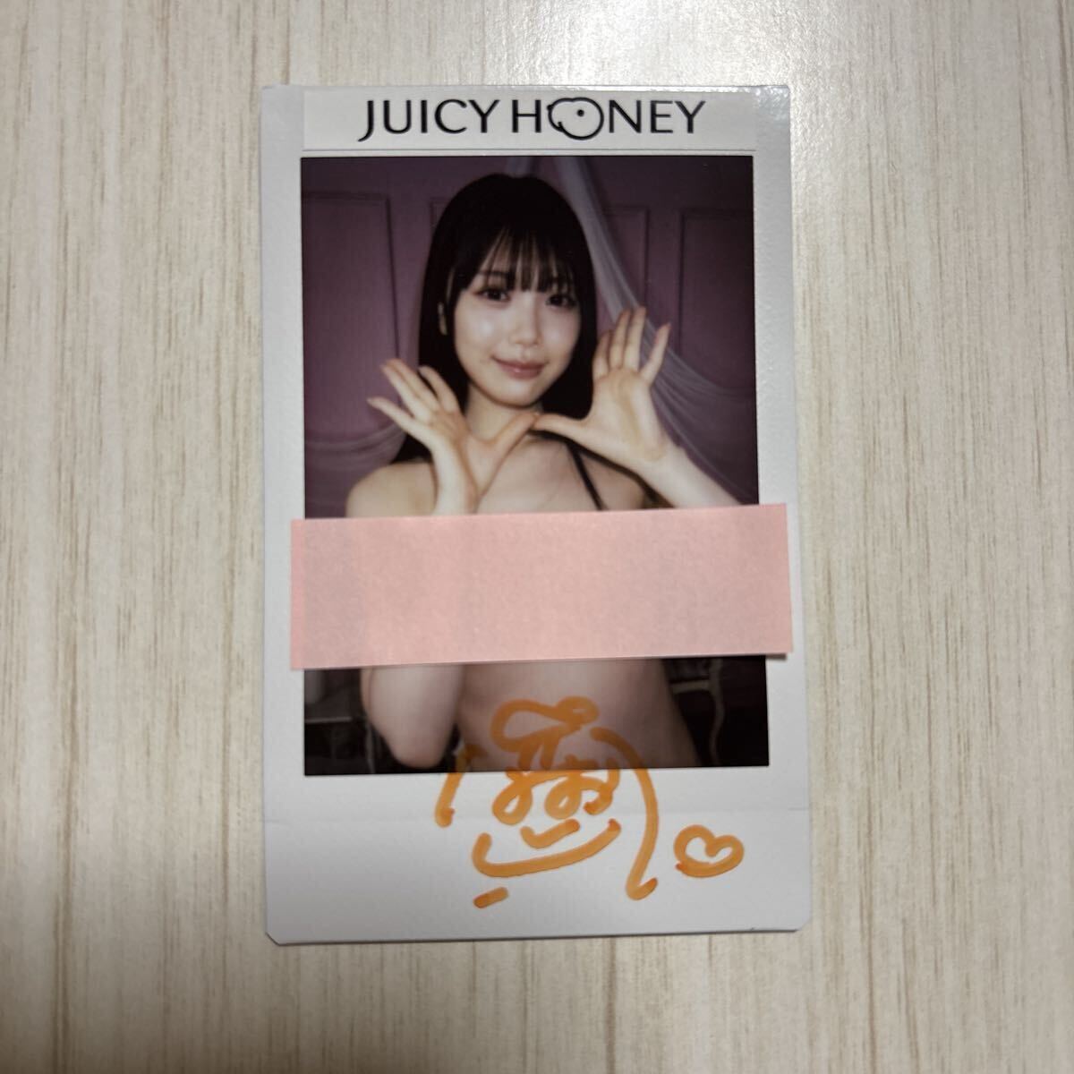 石川澪 ジューシーハニー 20th 20周年 直筆サイン入りチェキ 金ペン juicy honey 石川