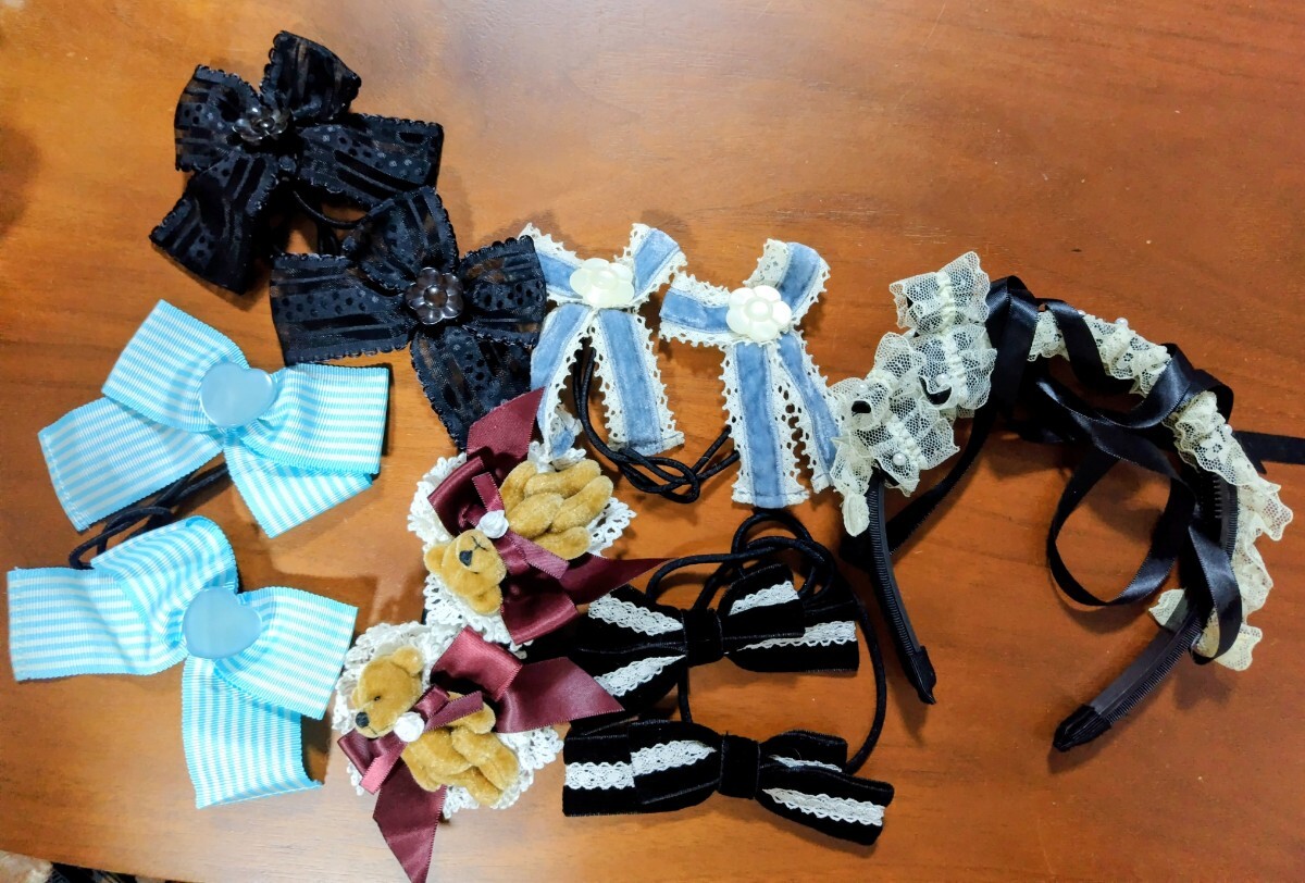 Preview of ★Metamorphose! Ribbon Hair Tie Set Metamorphose Baby the Stars Shine Bright Lolita Dress Angelic Pretty