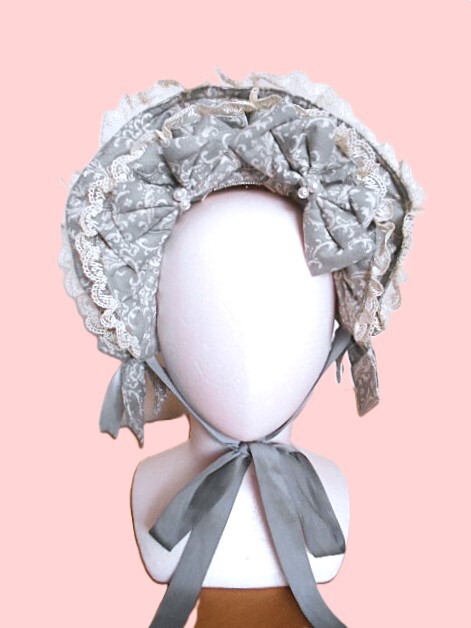 Preview of Gothic Lolita/Lolita ☆ Metamorphose ☆ Delicate frill, pearl, and satin ribbon headpiece