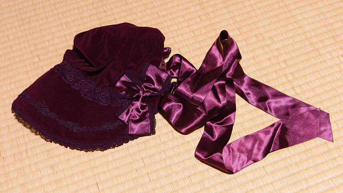 Preview of Innocent World Velvet Bonnet, Burgundy