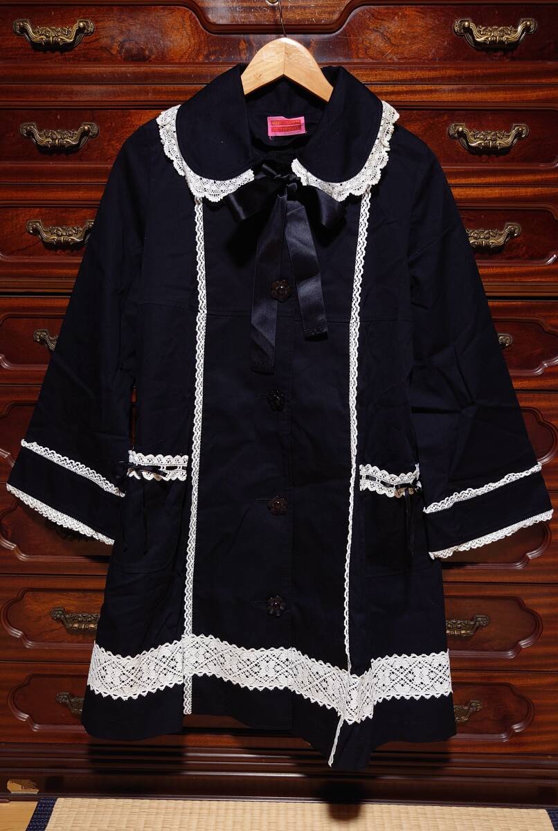 Preview of BABY, THE STARS SHINE BRIGHT Little Princess Coat (Spring/Autumn) Dress, Black