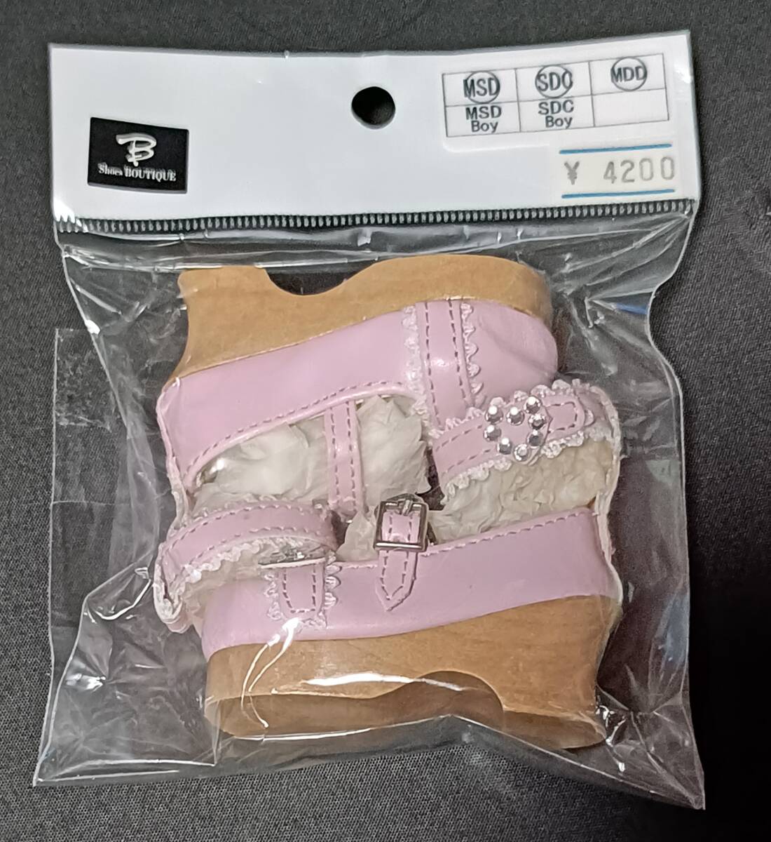 Preview of ボークス MDD ミニドルフィードリーム 40センチ級ドール用 靴 シューズ ピンク ロリータ