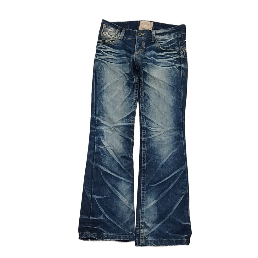 Preview of ● LOLITA JEANS ロリータジーンズ デニムパンツ レディース インディゴブルー 30 フレアデニム ブーツカット Y2K ジップフライ