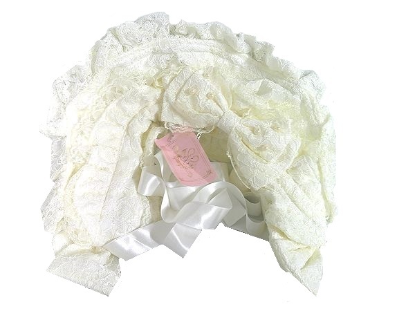Preview of Brand new Metamorphose all-lace half bonnet, Metamorphose Lolita style.