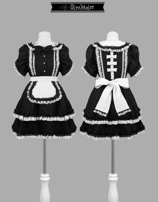 Preview of DimMoire 絶メイドワンピースII【Black×White】Mサイズ