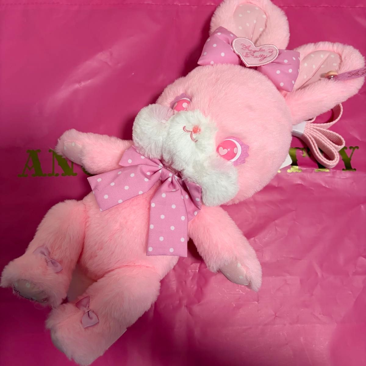 Preview of Angelic Pretty Event Limited Edition Lyrical Bunny Pochette Pink x Pink Angelic Pretty Fashion Show