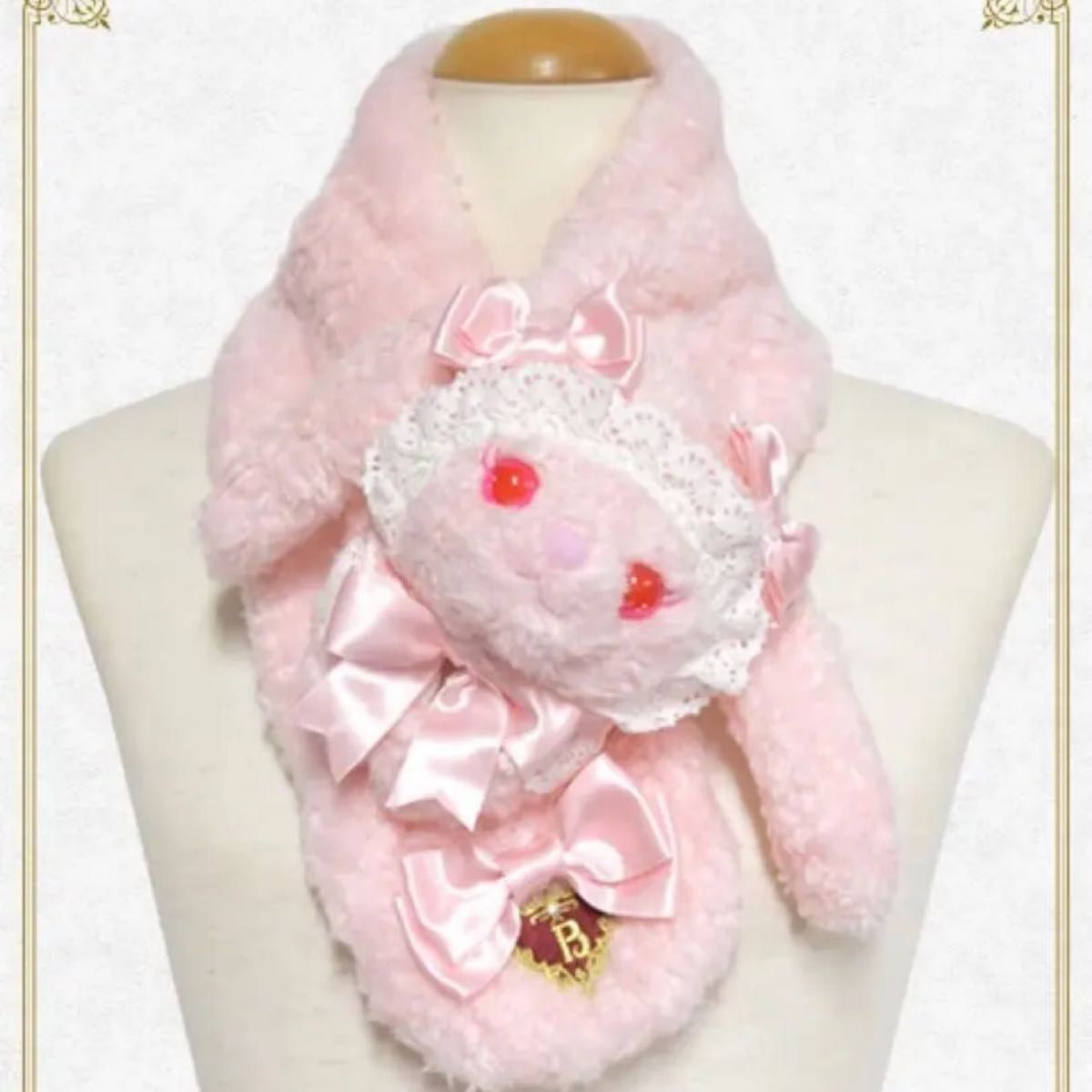 Preview of BABY, THE STARS SHINE BRIGHT Usakumya Scarf Pink
