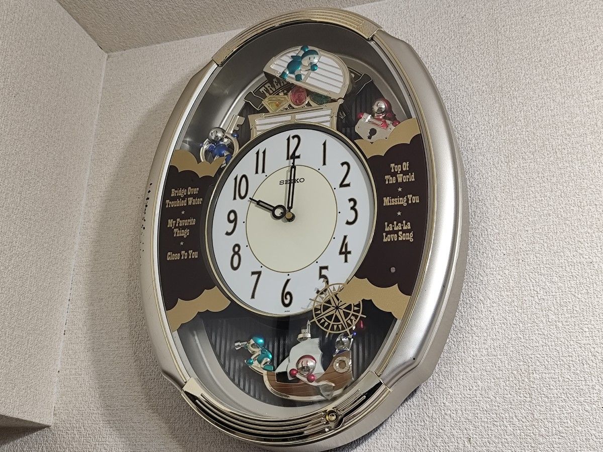 からくり 時計 掛け時計