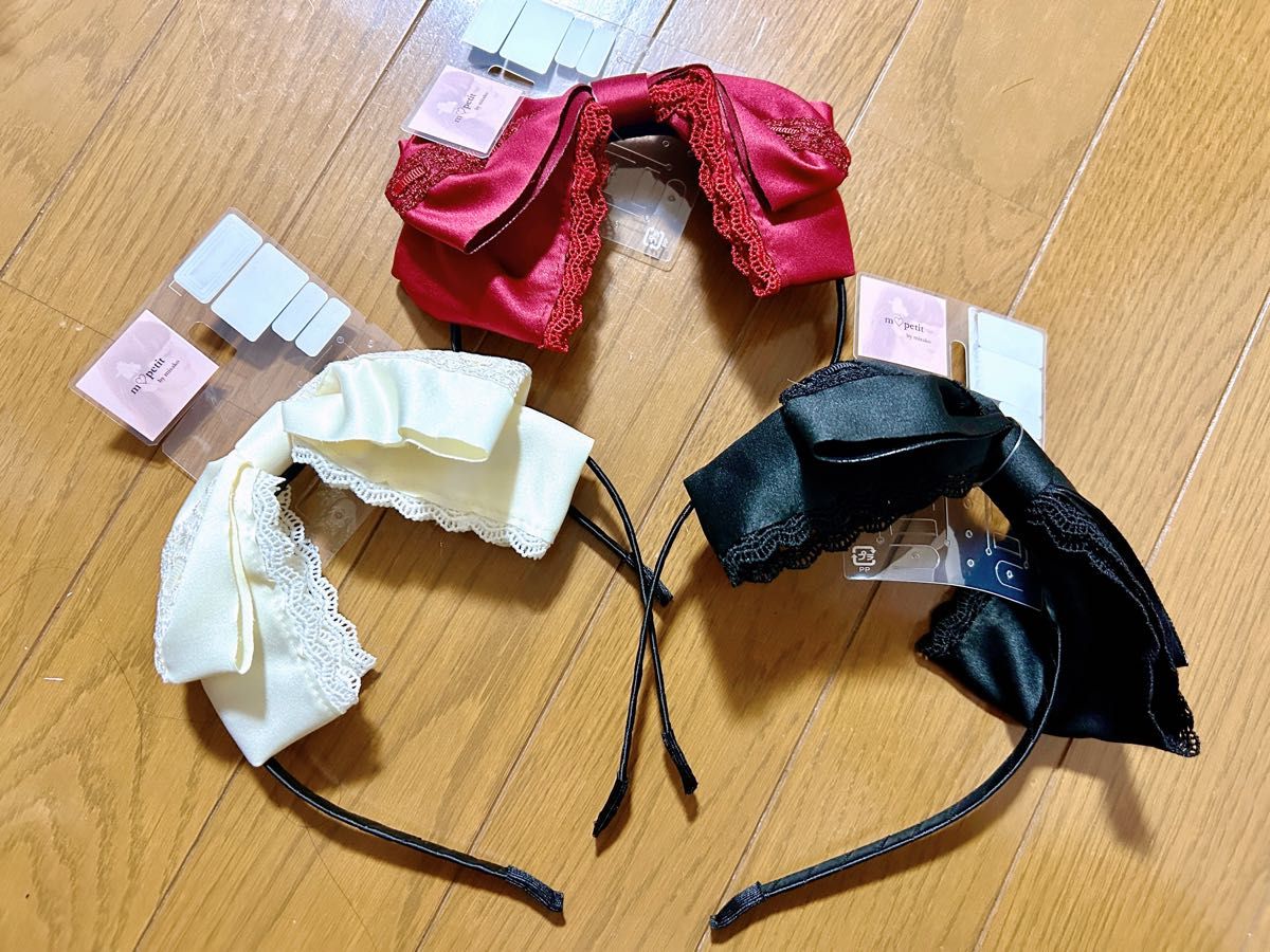 Preview of 青木美沙子×しまむら リボンカチューシャ ロリータ 完売品 3色セット