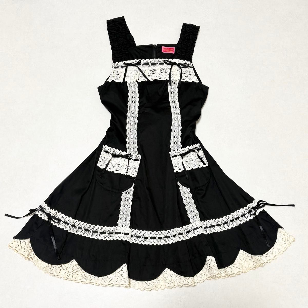 Preview of BABY, THE STARS SHINE BRIGHT Jumper Skirt Baby Ribbon Lace Lolita Sweet Lolita