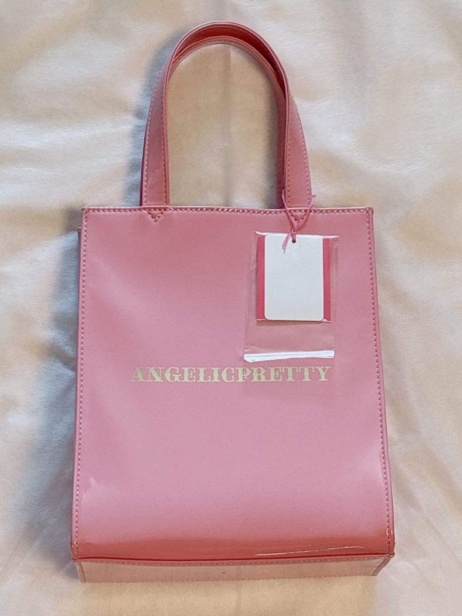 Preview of 新品 未使用 angelic pretty ショッパー風トートバッグ ピンク