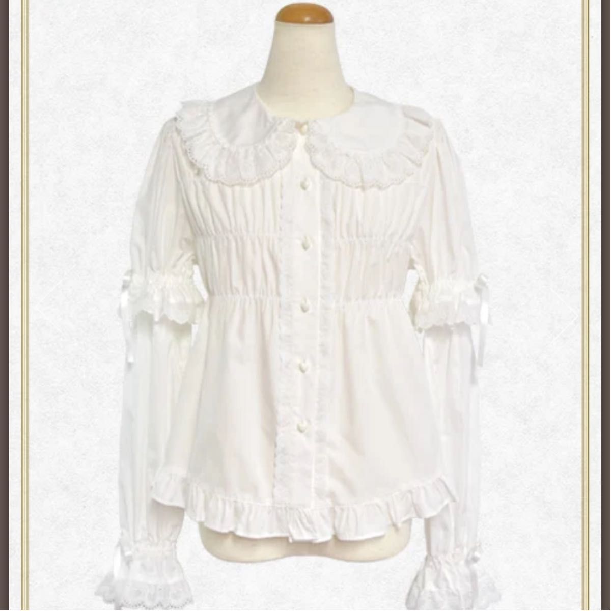 Preview of BABY, THE STARS SHINE BRIGHT Detachable Sleeve Babydoll Blouse