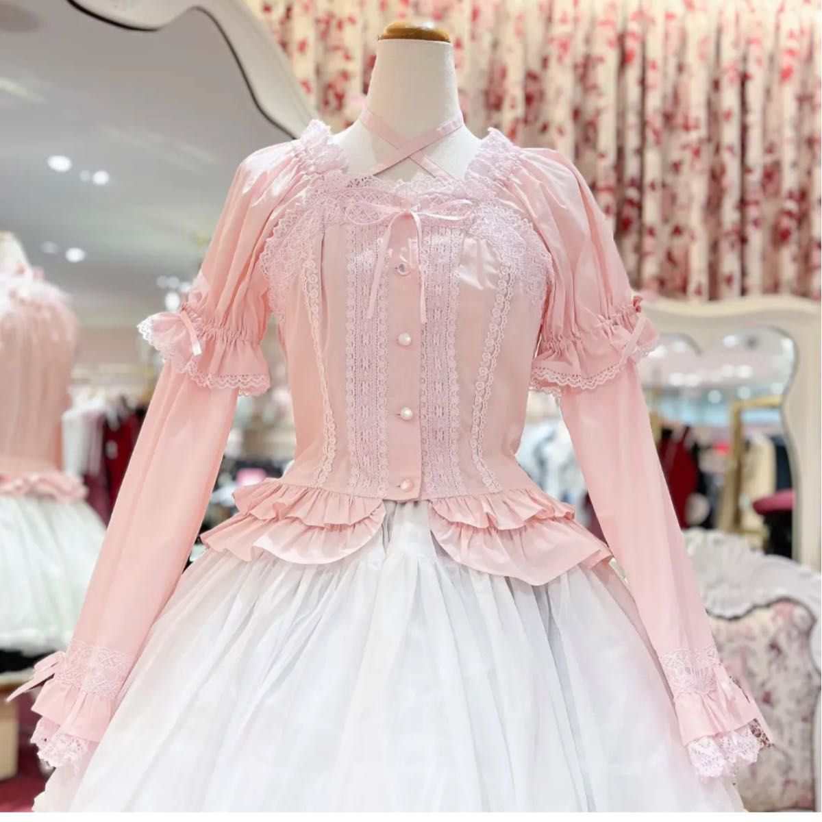 Preview of BABY, THE STARS SHINE BRIGHT Princess Sleeve Back Shirring Blouse
