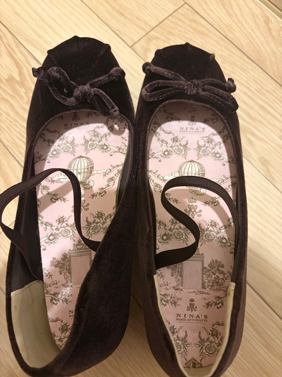 Preview of 青木美沙子 ベロア バレエシューズ ロリータ