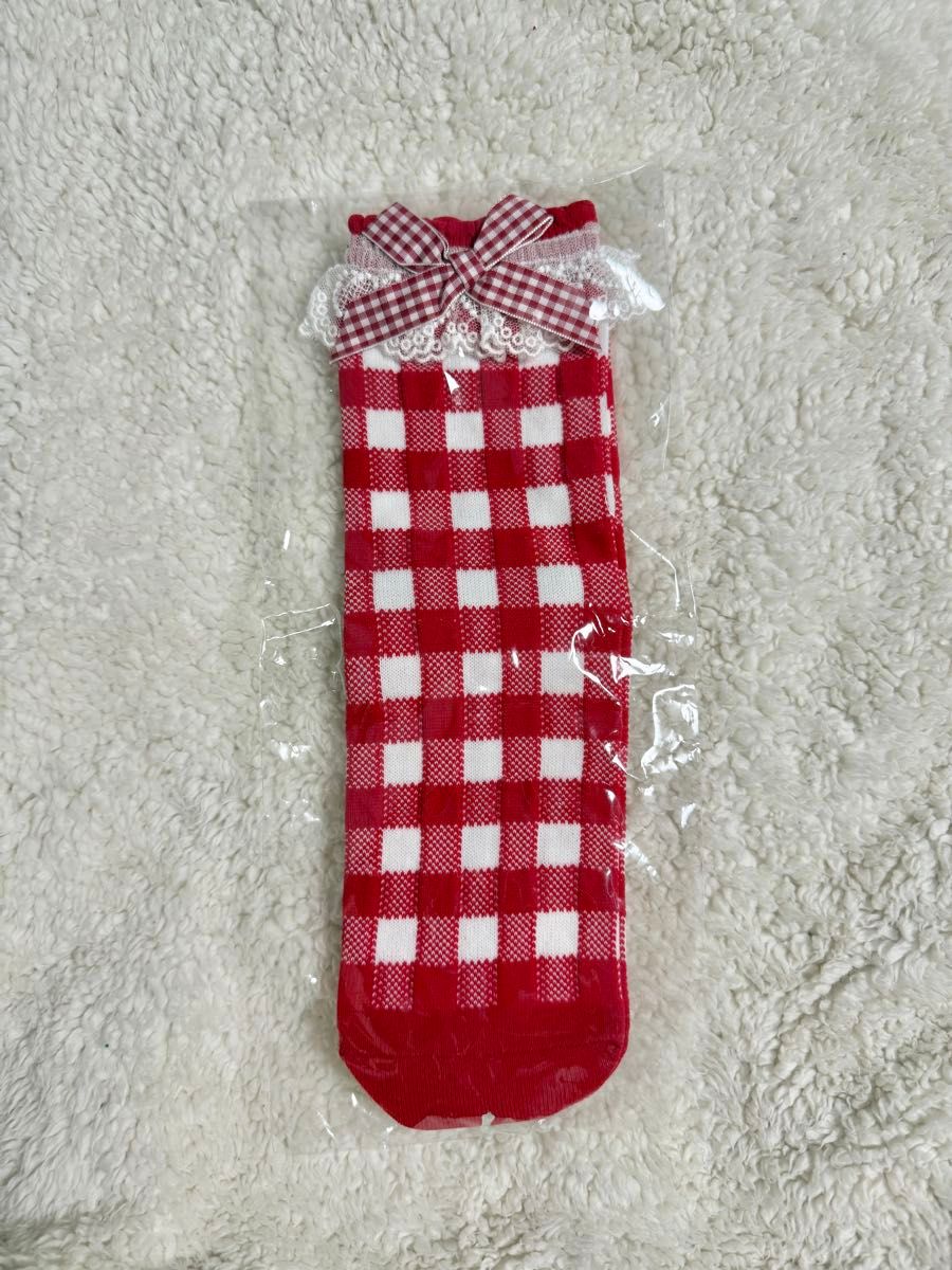 Preview of Angelic Pretty Gingham Crew Socks
