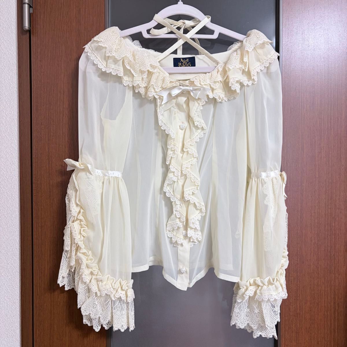 Preview of ALICE and the PIRATES BABY, THE STARS SHINE BRIGHT Blouse with Frills and Princess Sleeves