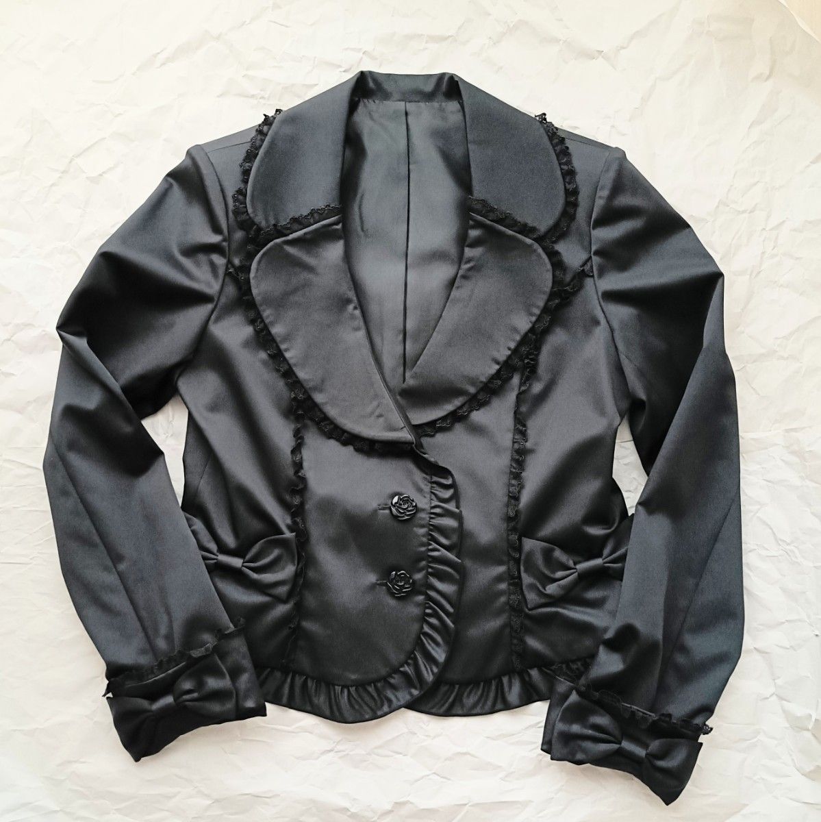 Preview of Metamorphose Black Long-Sleeve Jacket