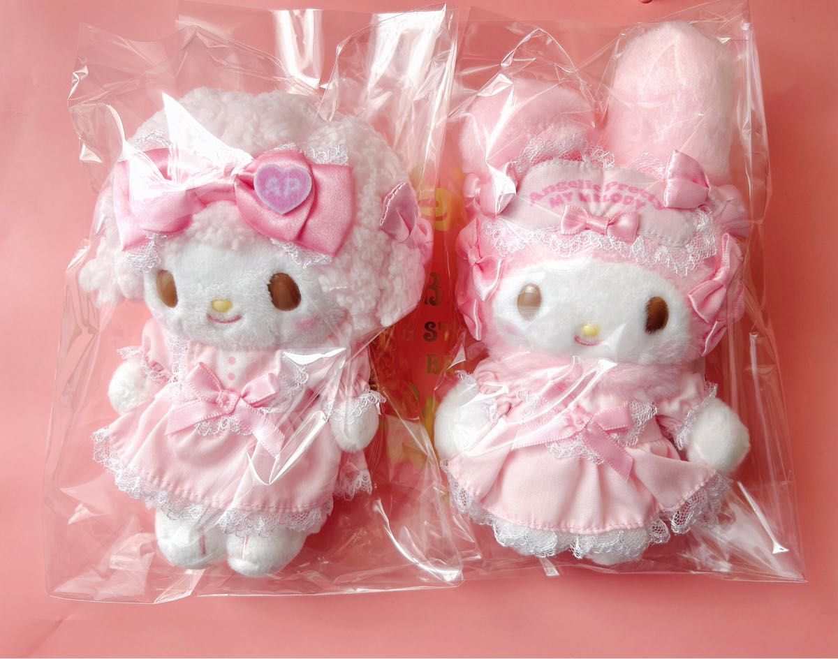 Preview of Angelic Pretty My Melody Plush Charm & My Sweet Piano Plush Charm (Set of 2)