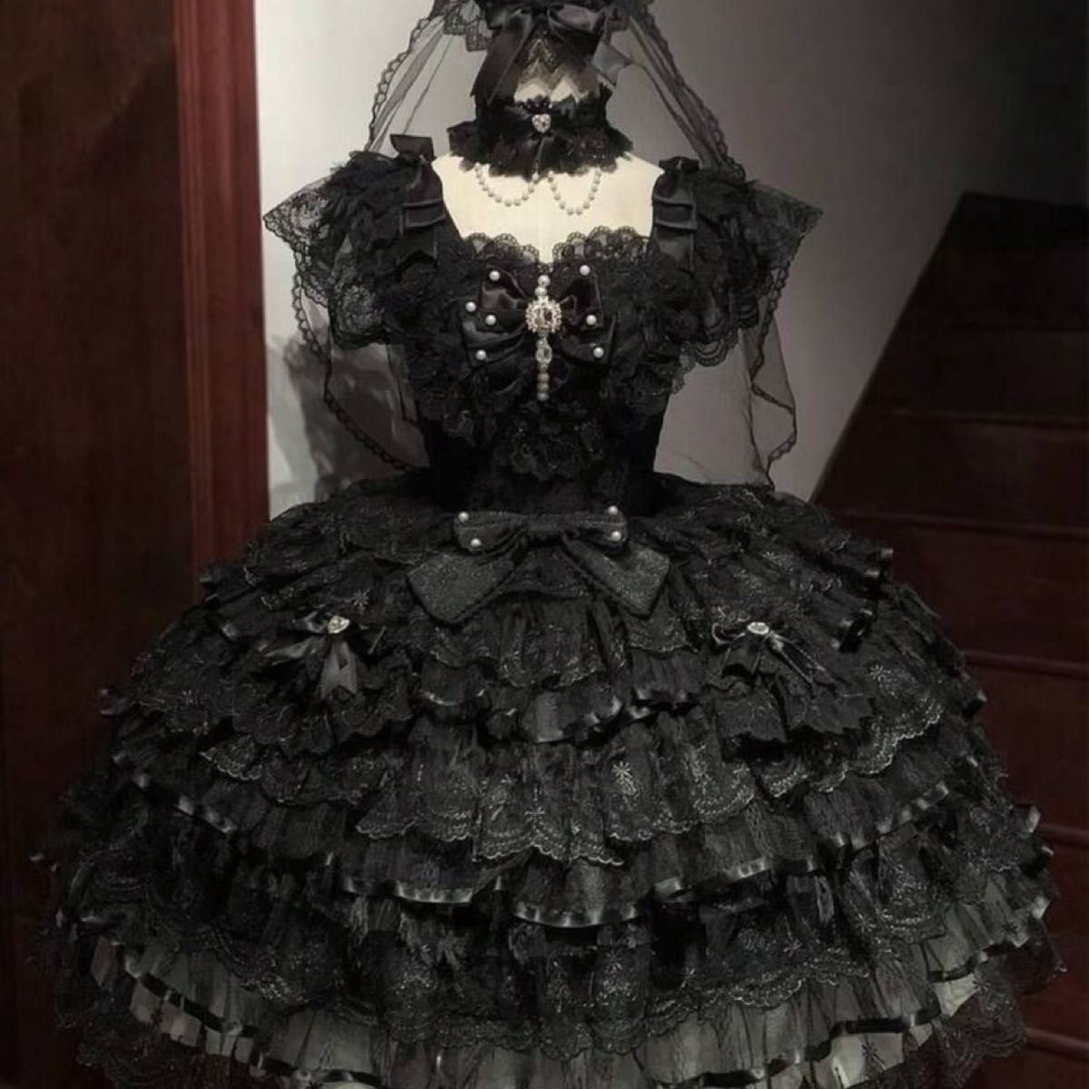 Preview of ハロウィン＊ロリータ洋装スウィート花嫁jskキャミソールワンピース