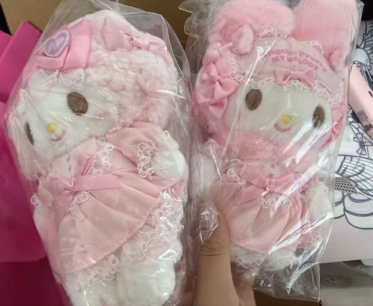Preview of Angelic Pretty x My Melody Collaboration Plush Toy Set (2 pieces)