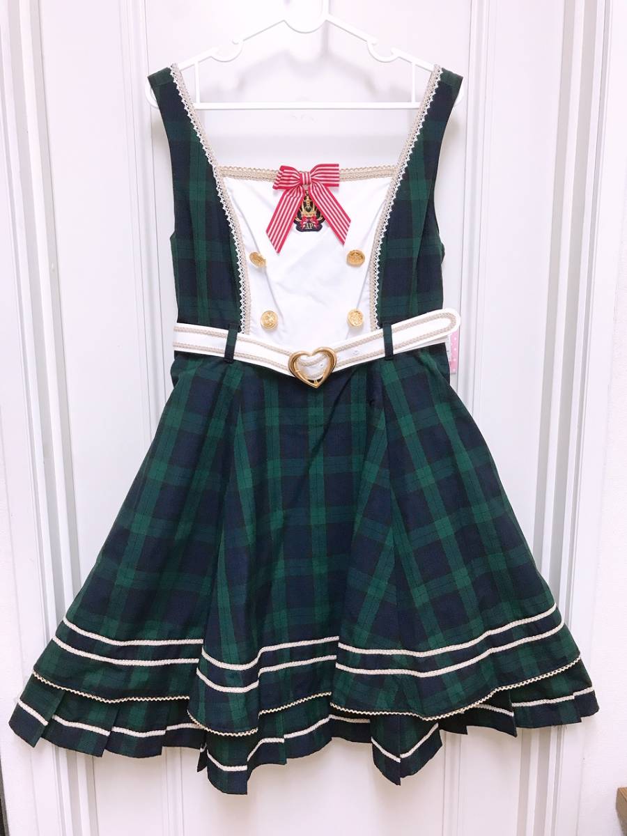 Preview of ★Angelic Pretty Bunnyカレッジジャンパースカート★シンプル タータンチェック スクール