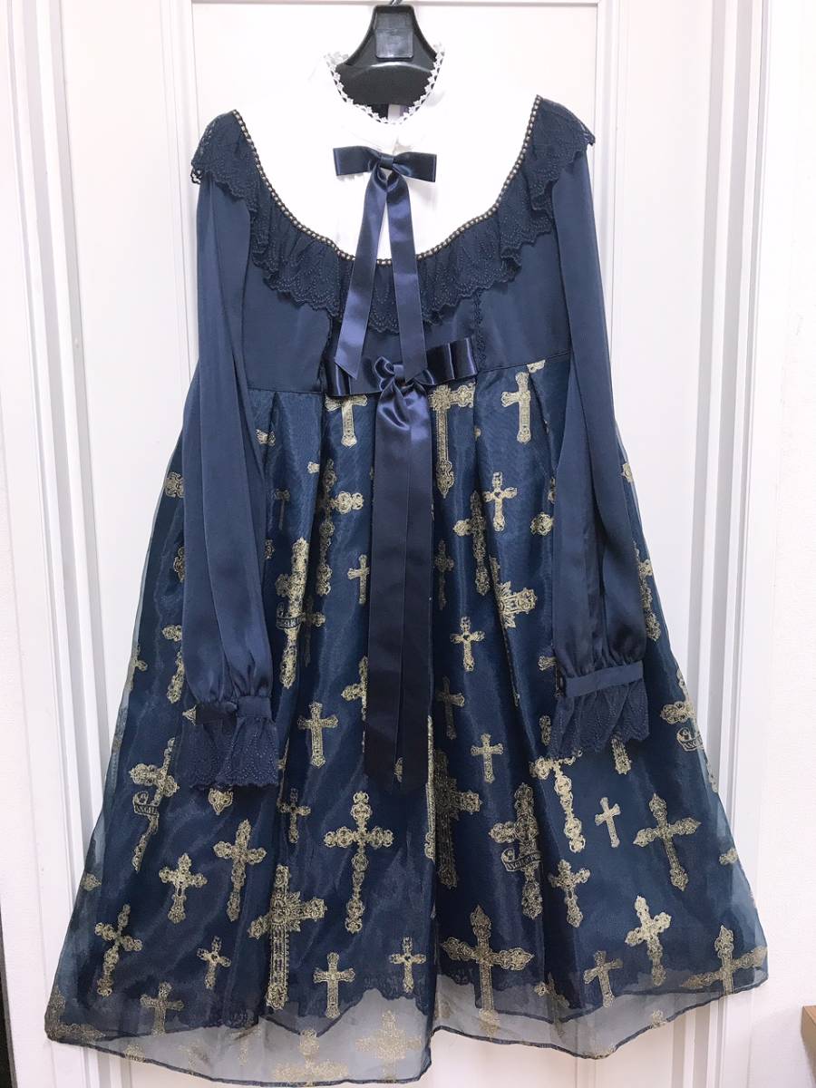 Preview of ★Angelic Pretty Holy Rosary ワンピース★コン 店舗限定 クロス クリスマス 聖なる夜