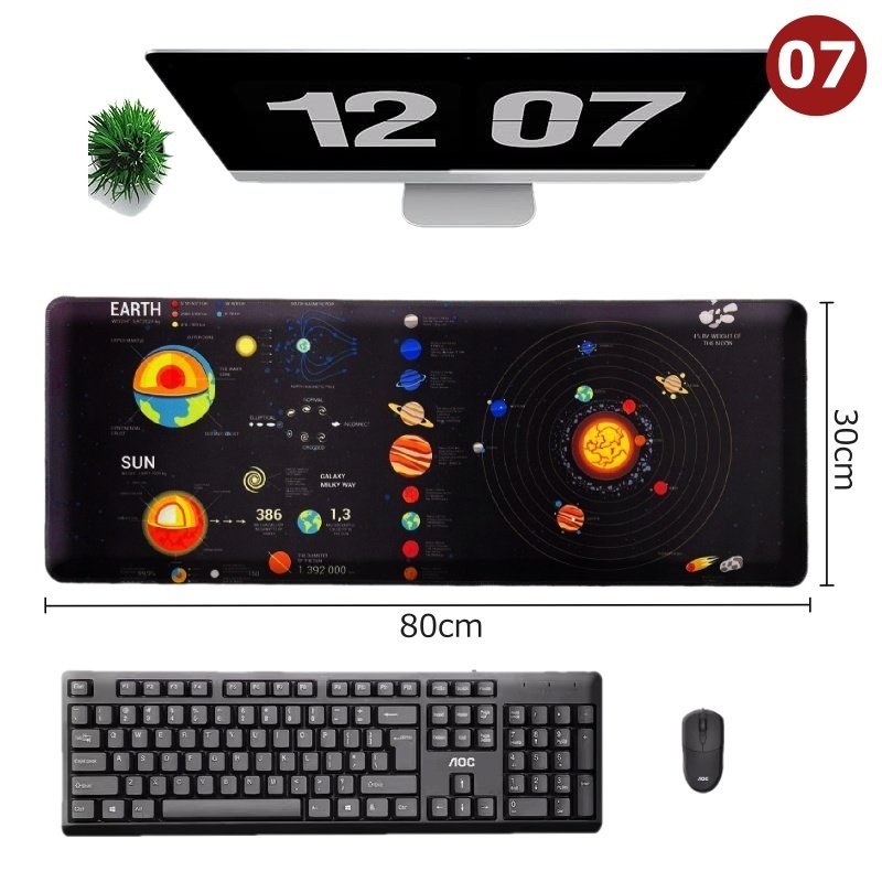Mouse pad, gaming mouse pad, large mouse pad, oversized mouse pad, keyboard mouse pad Matt 07NASA Mousepad