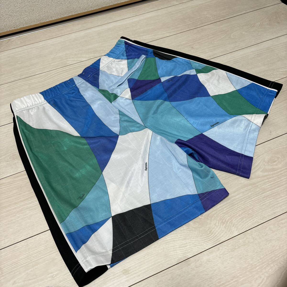 Supreme Emilio Pucci Soccer Short Blue シュプリーム ハーフパンツ