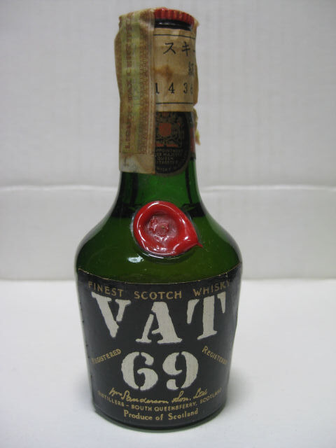 VAT 69 スコッチウイスキー 未開封　古酒 VAT69 特級 協和発酵取扱時代 従価税 古酒 3本セット 未開封