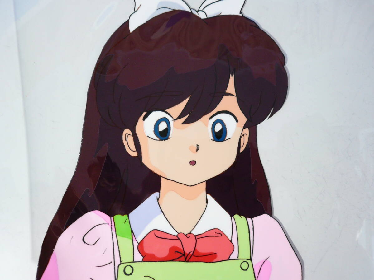 らんま セル画 白鳥 あずさ 背景付き セル画 らんま1/2 白鳥あずさ A8-End Production Cel Ranma 1/2 Azusa