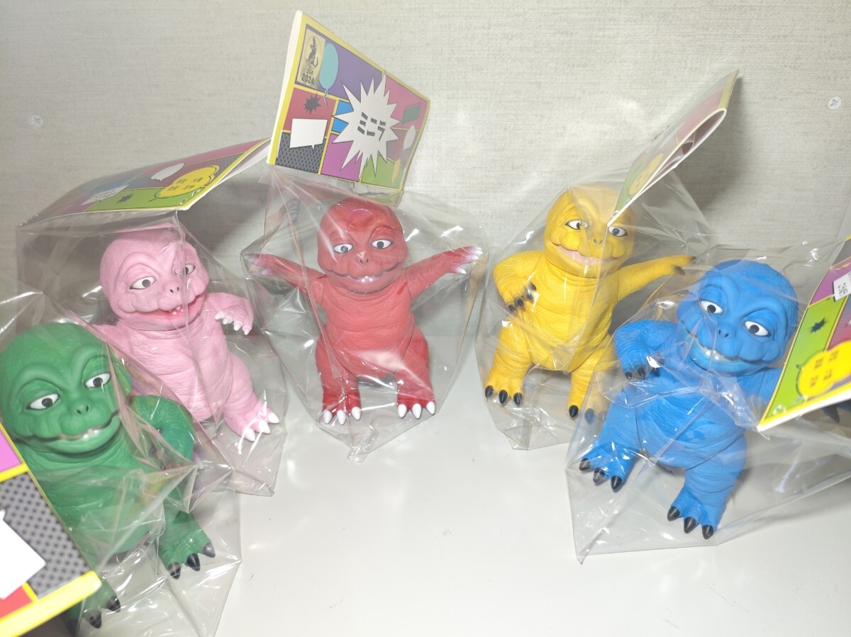 新品未開封 黒龍工房 ミニラ5体セット（ソフビ） ミニラ ゴジラ 大鷹 新品未開封 黒龍工房 ミニラ5体セット（ソフビ） ミニラ ゴジラ