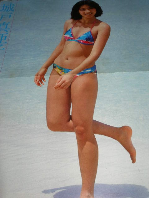 カネボウ化粧品 ポスター 城戸真亜子 水着