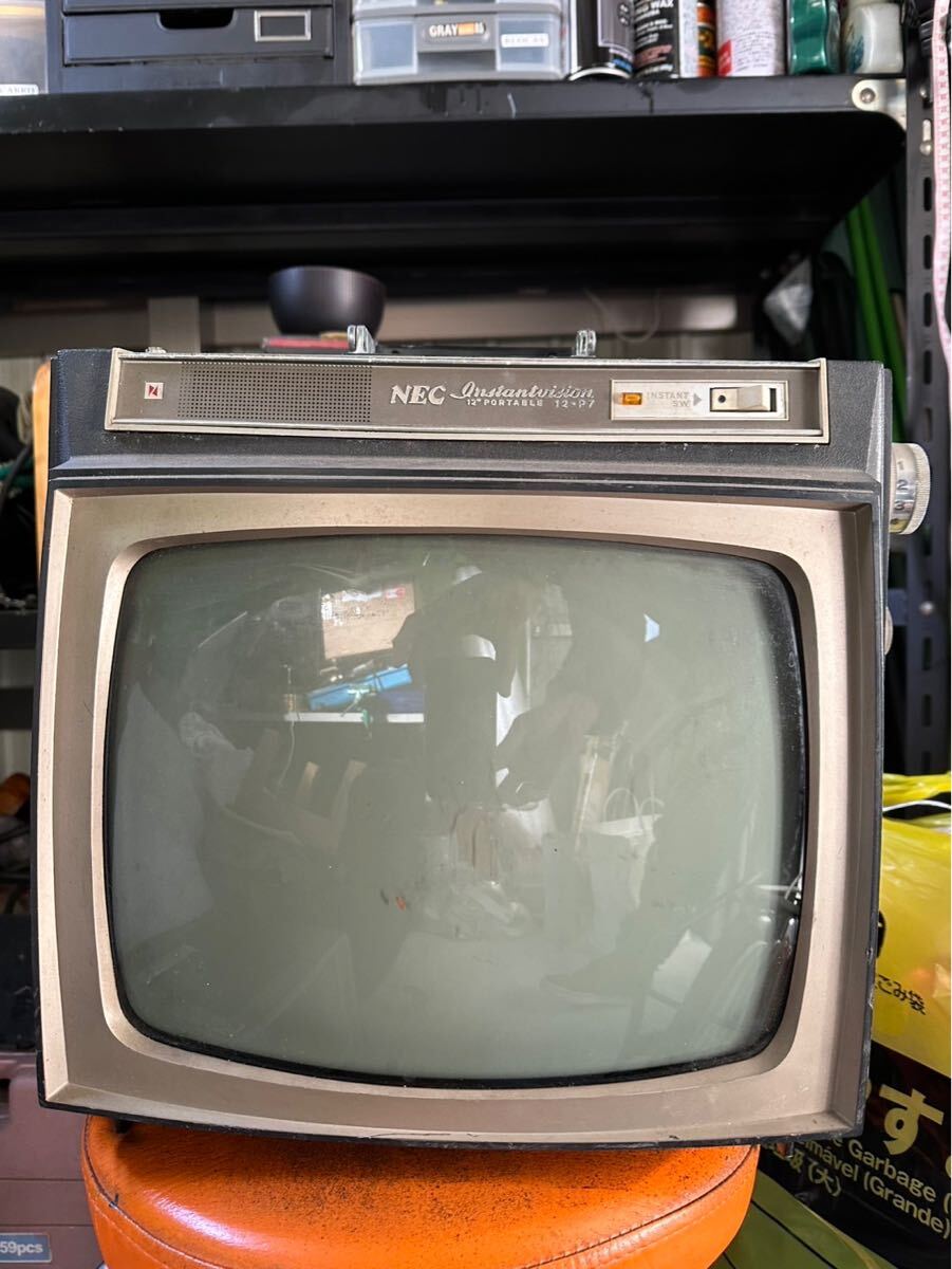 Yahoo!オークション - 希少30年代のNECレトロ テレビ ジャンク