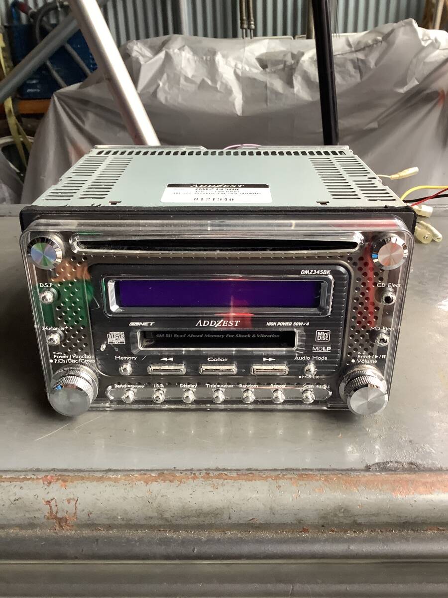 ADDZEST DMZ635LP MDLP AUX 2Dサイズ CD&MDデッキ 補償付