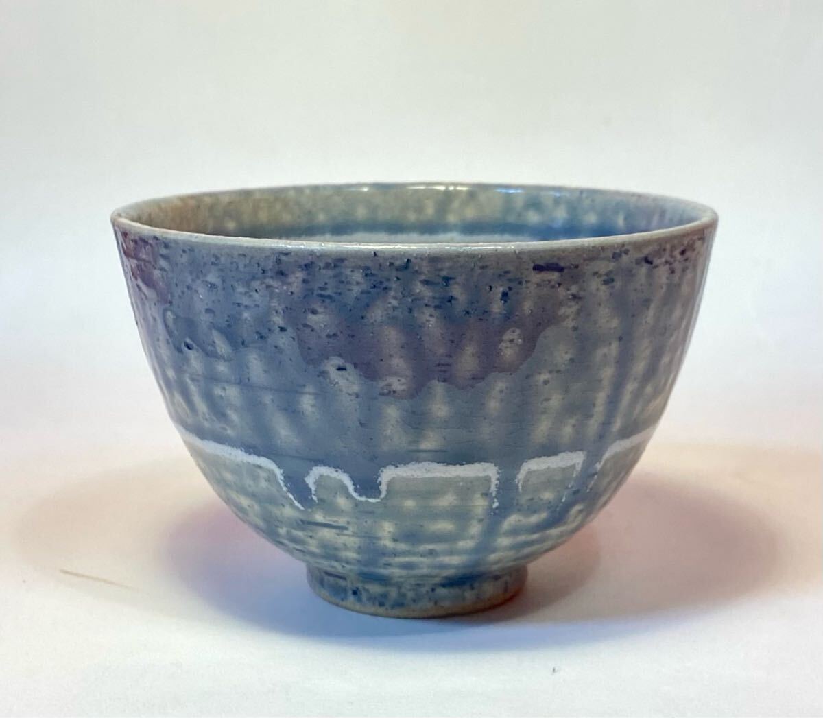 伊羅保 数茶碗 宇田佐平造 共箱