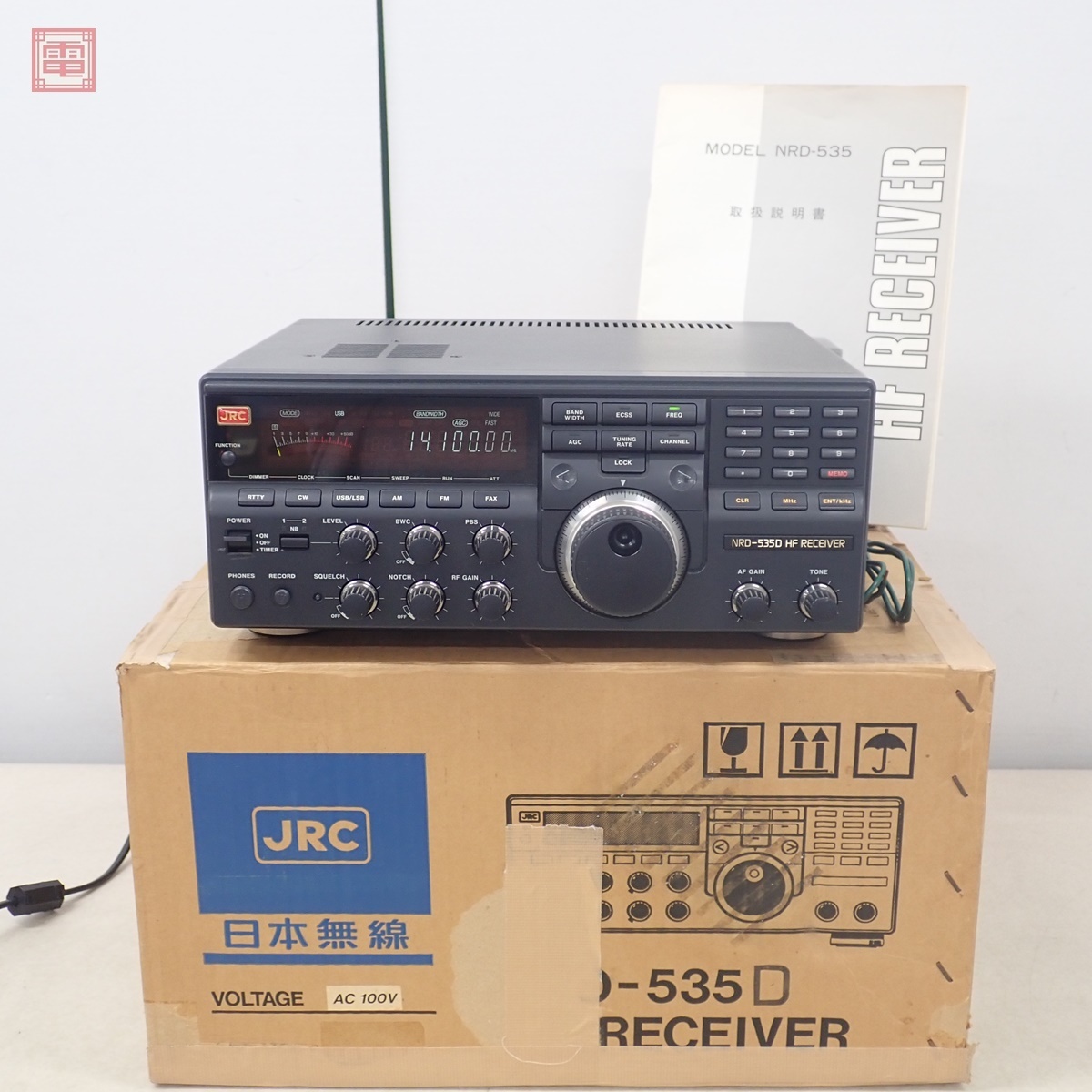 ☆FL204【中古現状品】 レシーバー JRC(日本無線) NRD-93 ☆FL204【中古現状品】 レシーバー JRC(日本無線) NRD-93 Yahoo