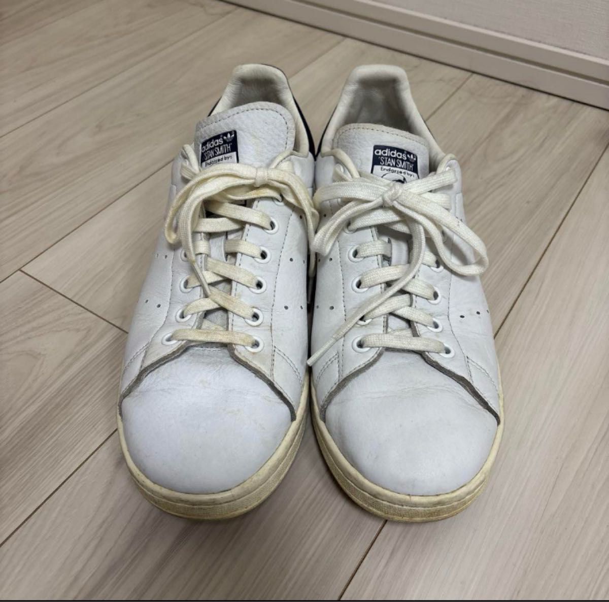希少】 最終値下げ adidas Stan Smith スニーカー 本革 ネイビー 26