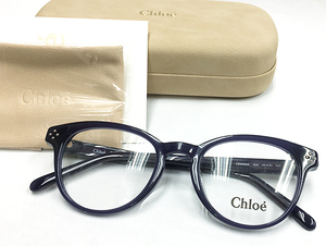 Chloe クロエ 正規品 メガネフレーム CE2680A-424 ブルー 青 紺 新品 フルリム レディース