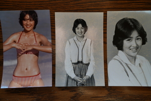 能瀬慶子　ブロマイド写真3枚